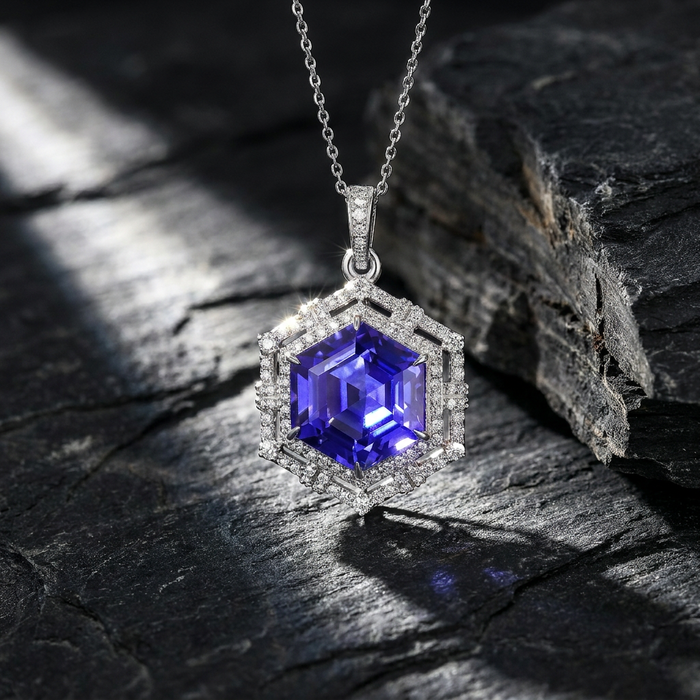 The Merelani Hexagon — suspended in light
